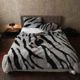 Altan Long-haired Rabbit Fur Short Velvet Cover Blanket Affordable Luxury Style