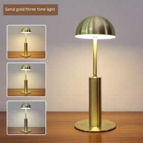 Cross-Border Led Rechargeable Bar Table Lamp Creative Mushroom-shaped Haircut Decorative Lamp Ambience Light Outdoor Restaurant And Cafe Desk Lamp