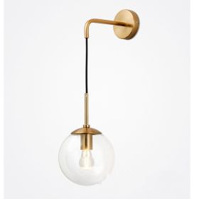 Nordic Glass Wall Lamp Living Room Bedroom Bedside Corridor Aisle