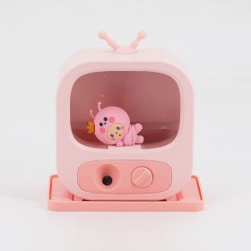 Creative Home Desktop Small TV Shape Humidifier Atmosphere Lights