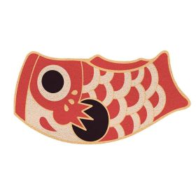 Carp Streamer Floor Mat Stain-resistant Washable Floor Mat Pvc Cutting Pvc Loop Floor Mat