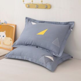 One Pair Of Pure Cotton Pillowcases For Single Person
