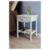 Claire Accent Table White